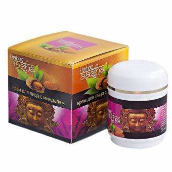 Крем для лица с миндалем, Aasha Herbals Крем для лица с миндалем, Aasha Herbals