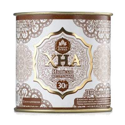 Хна натуральная для биотату и бровей +кокосовое масло
