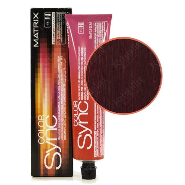 Краска для волос без аммиака Color Sync 4RV+