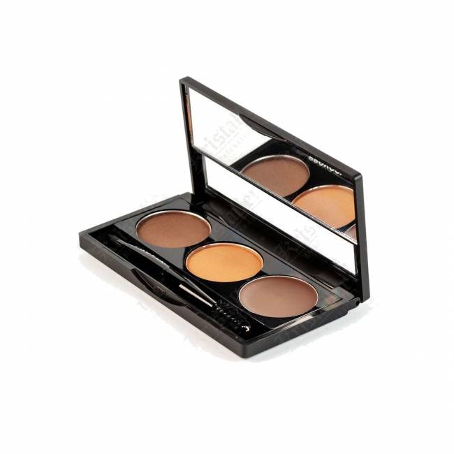 Набор теней для бровей 02 Warm Brown Набор теней для бровей 02 Warm Brown