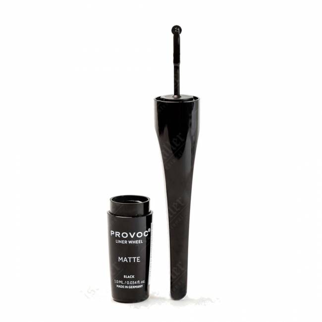 Жидкая подводка-ролл, матовая Eyeliner Wheel 01 Matte Black